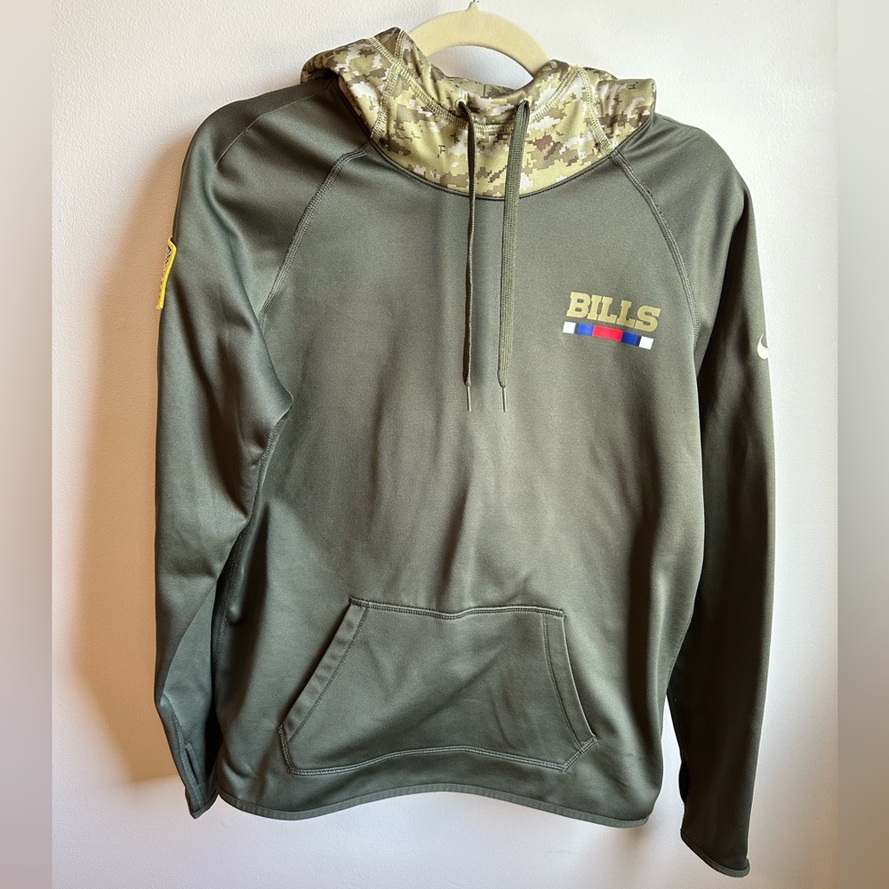 NFL Buffalo Bills Salute to Service Nike DriFit Sweatshirt Size M